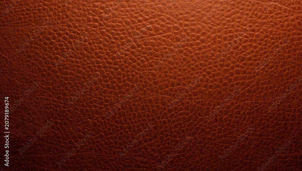 Fototapeta premium Brown leather texture close-up background
