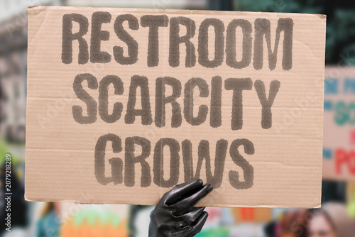 Foto "Restroom scarcity grows" Public toilets are becoming rarer