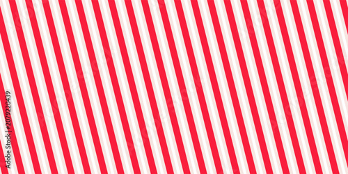 Slika na platnu Red and pink Christmas seamless pattern