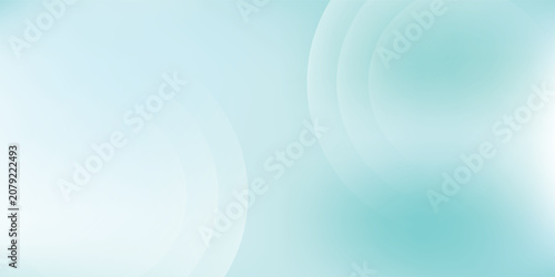Abstract light blue gradient background with soft concentric circles eps10