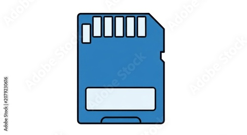 Blue sd card memory storage device