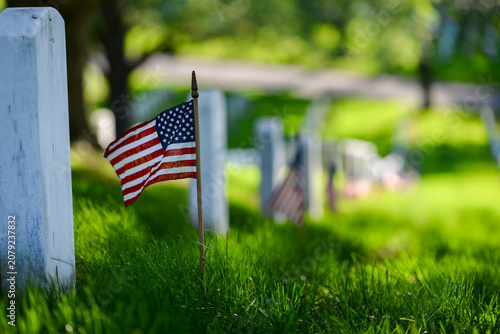 Canvastavla Arlington National Cemetery - Headstones and U