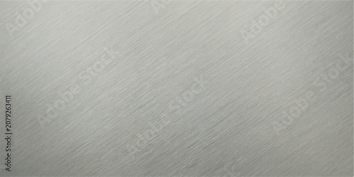 Brushed silver and grey brushed metal backdrop with abstract reflections, fine brushed lines with a metallic sheen, copy space for wallpaper, branding and cover.