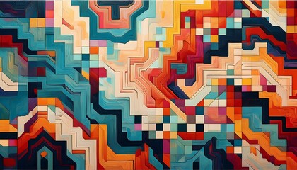 combine the sophistication of marble with digital pixel art use pixelated patterns vibrant colors and a retro inspired aesthe