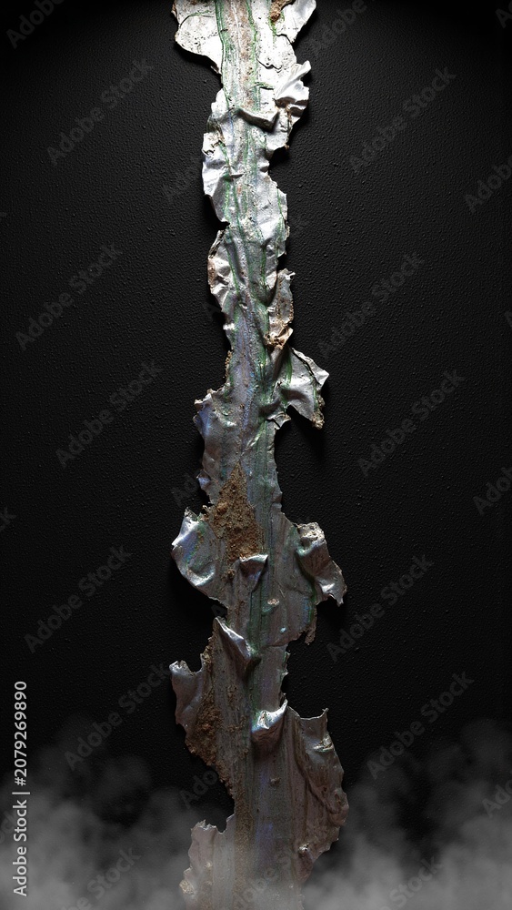 Fototapeta premium Grunge Silver Metallic Texture