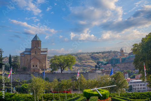 Canvastavla Metekhi Temple 12th-century temple in Tbilisi Georgia