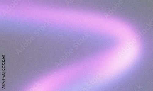 Vibrant neon purple light streak curving gracefully across a soft textured grey background creating an ethereal and minimalist atmosphere perfect for modern digital graphic design projects requiring s