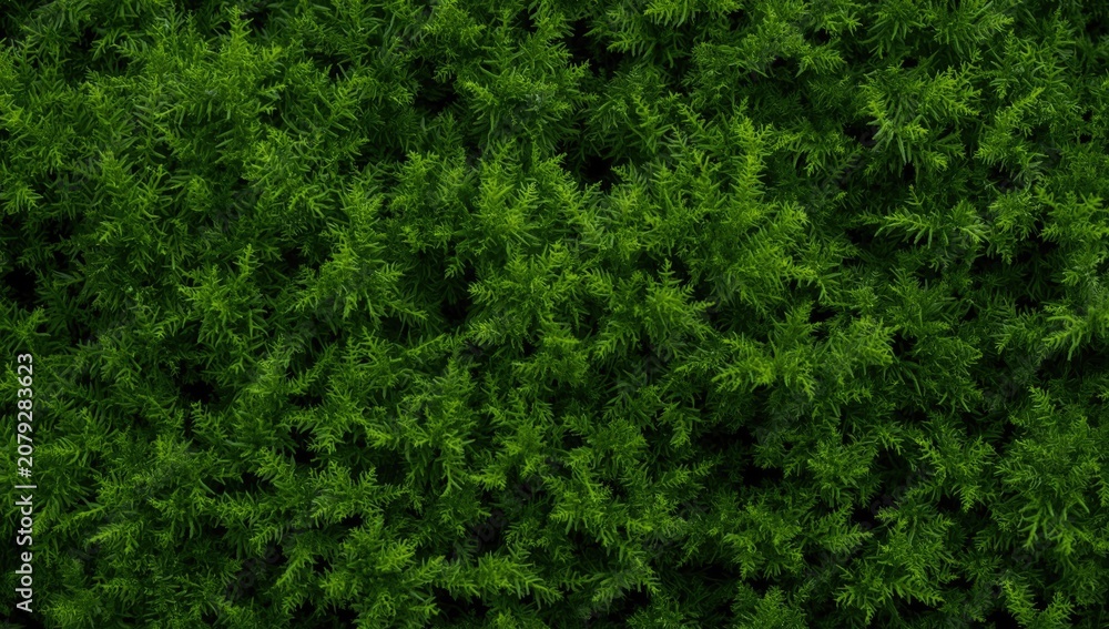Fototapeta premium Dense green foliage background texture