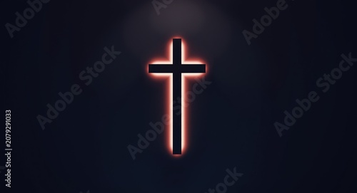 Modern Christian church logo featuring creative cross design