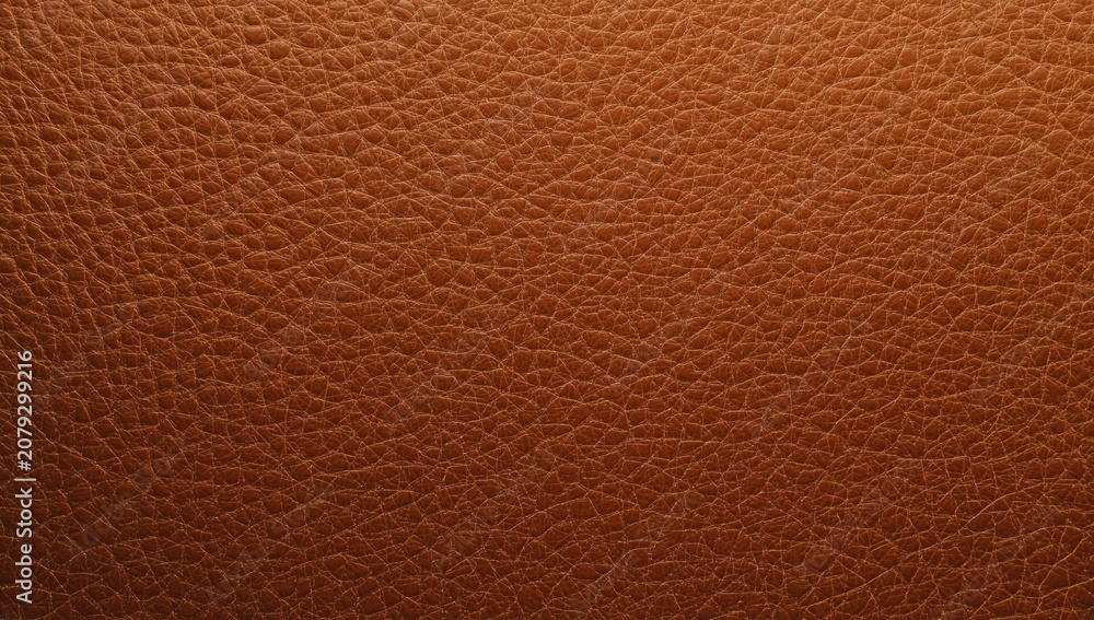 Fototapeta premium Brown textured leather background close up