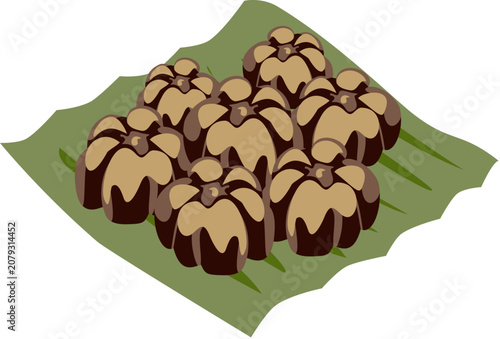 vector illustration of a green tree