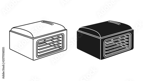 Fotografía Portable Air Conditioner and Fan Icon