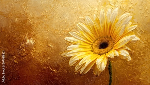 Dynamic oil artwork of a bl...