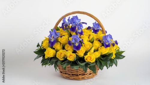 Basker filled with yellow r...