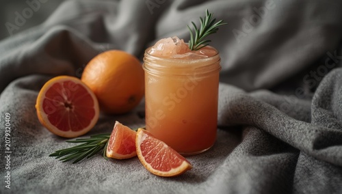 Cocktail with grapefruit an...