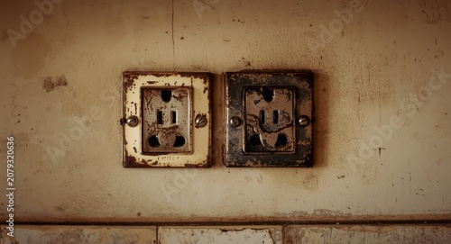 Pair of vintage electrical ...