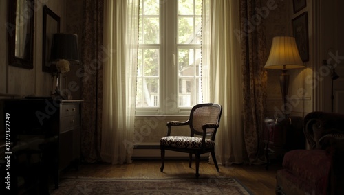 Cozy room with a chair and ...