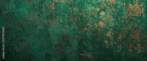 Textured green and brown wa...