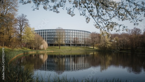 Office park headquarters fr...
