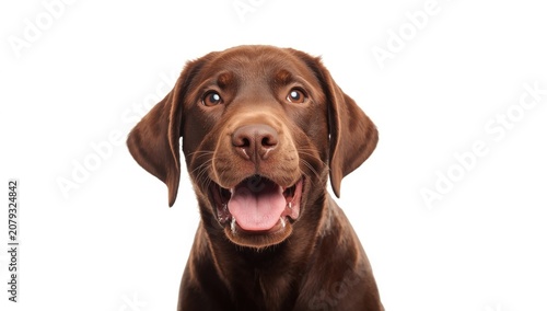Chocolate Labrador retrieve...