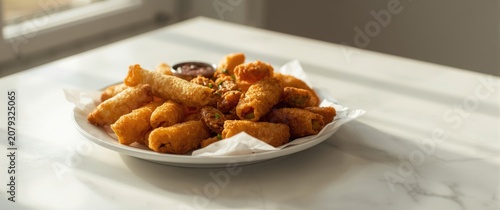 Quick bite platter of golde...