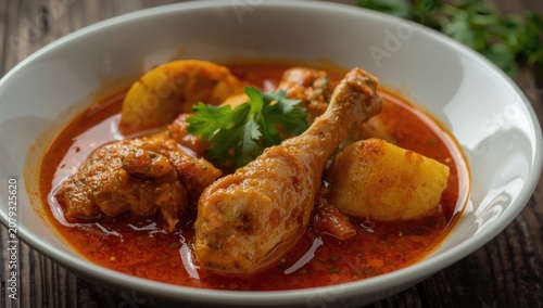 Chicken curry with potatoes...