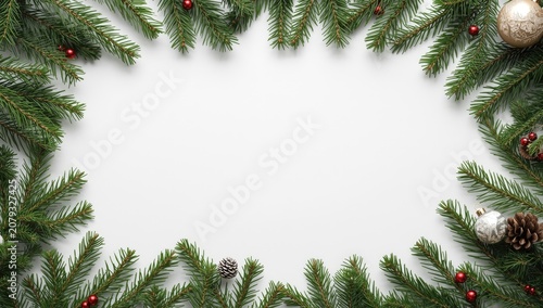 Christmas tree branches dec...