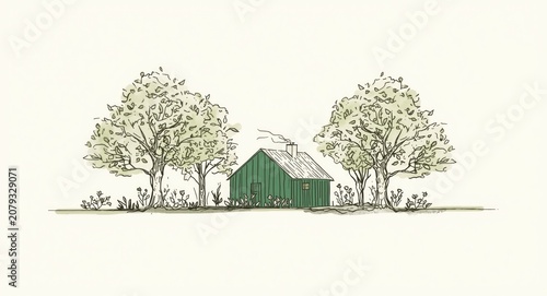 Minimalistic natural dwelli...