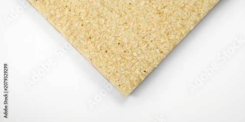 Close-up of a textured beig...
