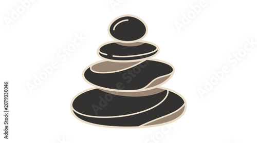 Photography Zen Stacked Stones Balance Harmony Relaxation Concept