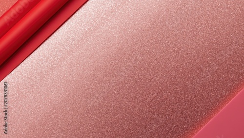 Red and pink glitter paper ...