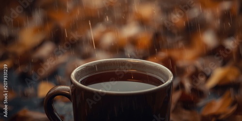 Cup of coffee surrounded by...