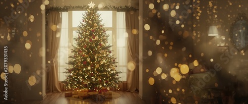 Holiday decor with Christma...