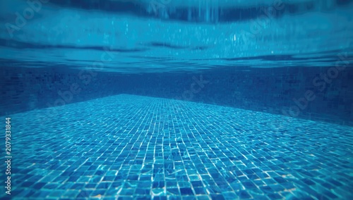 Swimming pool bottom with v...