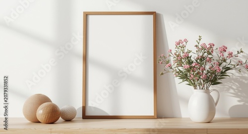Home interior scene with de...
