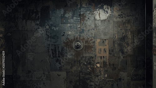 Dark textured wall with a c...