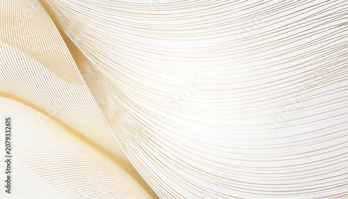 Abstract Luxury White Background With Dynamic Flowing Golden Wavy Lines Elegant Minimal Style Design For Certificate Wedding Invitation Banner And Premium Wallpaper Backdrop