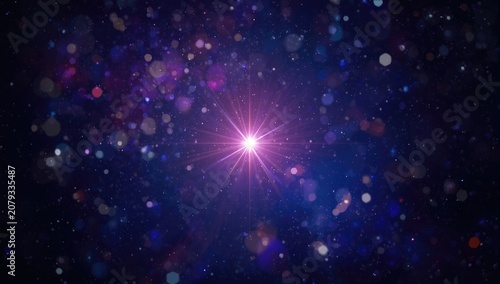 Colorful cosmic background ...