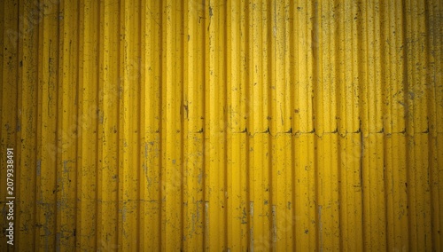 Yellow steel roofing sheet ...