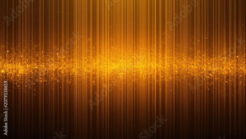 Golden abstract light rays ...