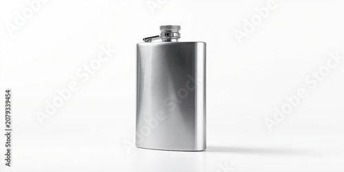 Silver sports flask contain...