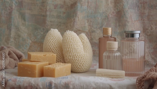 Natural skincare products a...