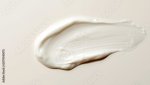 Texture of white cosmetic c...