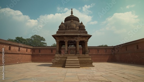 Ancient stone temple struct...