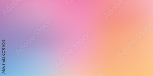 Abstract Soft Pastel Gradient Background with Smooth Colorful Blur eps10