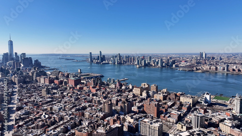 Quadro su tela Downtown New York In Manhattan New York United States