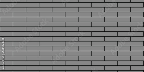 gray brick wall texture and solid bricks seamless pattern background. Architecture construction stone block brick wallpaper.	