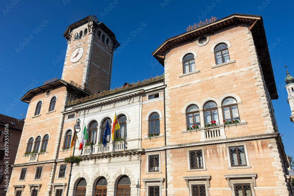 Fototapeta premium asiago a town in the small Dolomites famous for its cheese