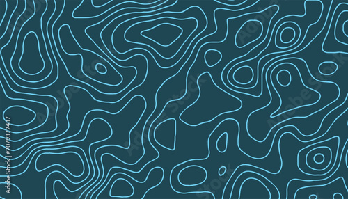 Topographic map lines, contour background. geographic grid map, Cartography Background. topographic wavy pattern design.