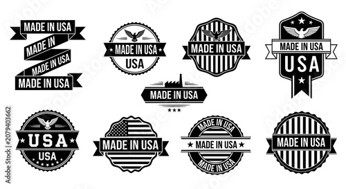Flat icons of various fruits and vegetables